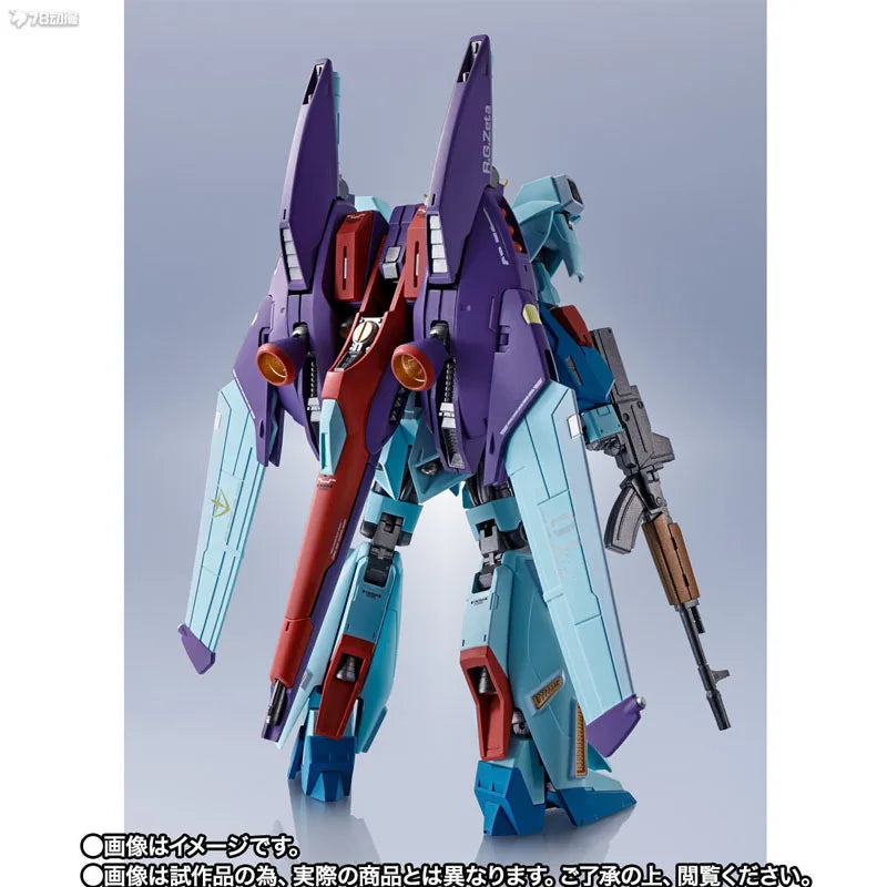 Bandai Original Mobile Gundam METAL ROBOT RGZ - 91B Re - GZ CUSTOM Anime Action Figures Toys for Boys Gift Model Ornaments