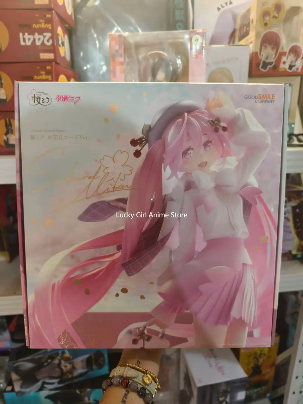 In Stock Original Hatsune Cherry Blossom Ver. 2025 New Products 28cm Anime Figure Classic Collection Model Toys Dolls Gifts