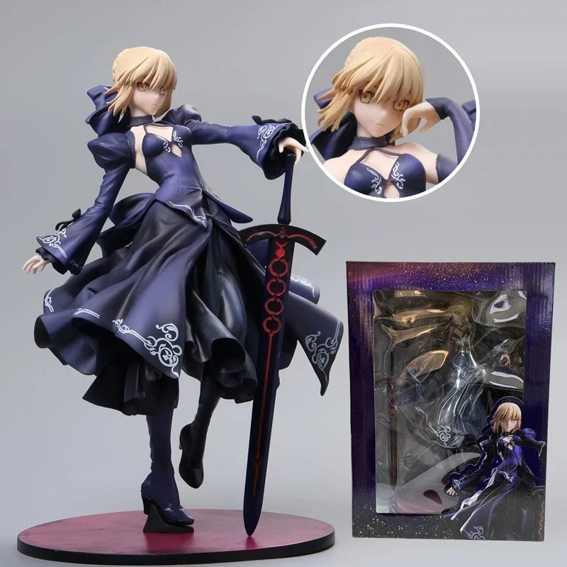 13cm Fate/Grand Order Altria Pendragon Anime Figure Fate/stay night Saber Alter Action Figure Collectible Model Doll Toys Gifts
