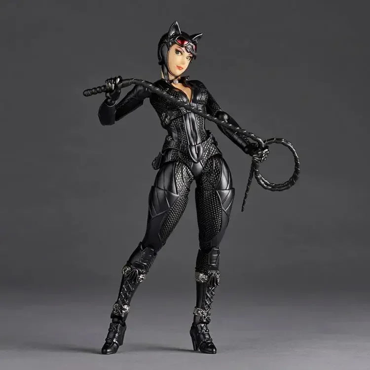 In Stock 100% Original Kaiyodo Revoltech Incrível Yamaguchi Catwoman Figuras De Ação Modelo Brinquedos Coleção Figura Em Estoque