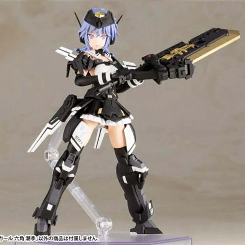 Kotobukiya Frame Arms Girl Model Kit Shiki Rokkaku Anime Figure Building Kit Mobile Suit Girl Action Figures Toys For Boys Gift