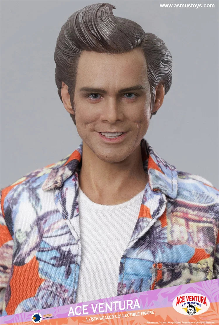 In Stock ASMUS TOYS ACE02 1/6 Scale Classic Pet Detective Jim Carrey Full Set For 12inchs Action Figure Model Toys