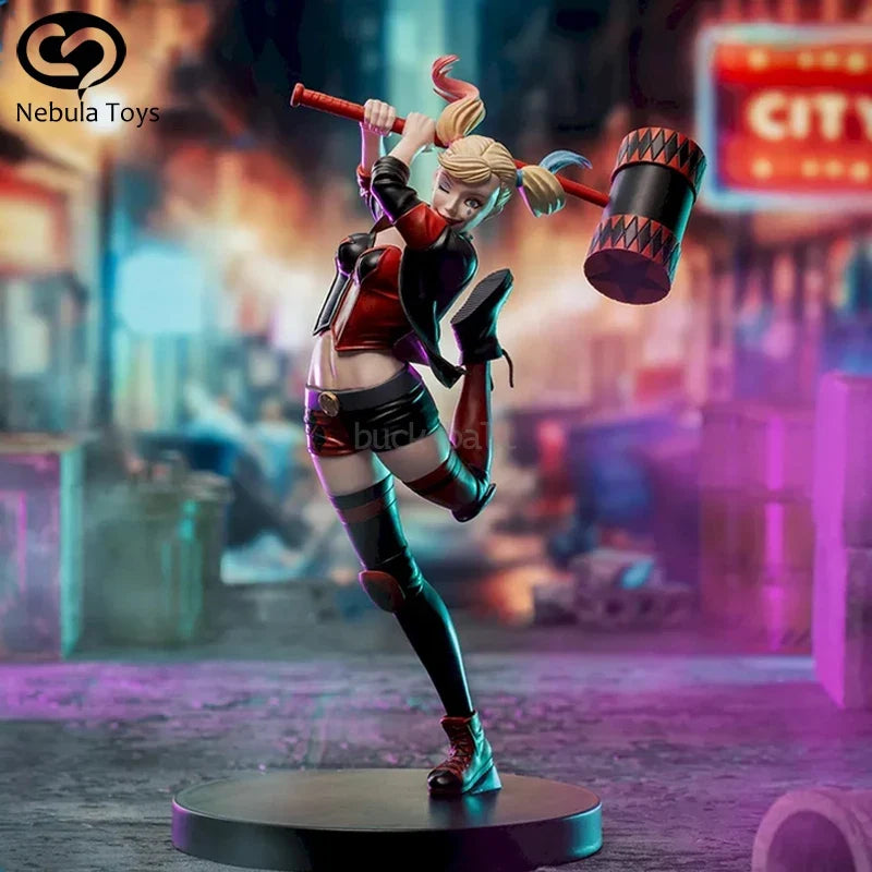 Harleen Quinzel Action Figure Genuine Sega Harley Quinn Figures Model The Clown'S Girl Statue Customized Toys Kid Birthday Gifts