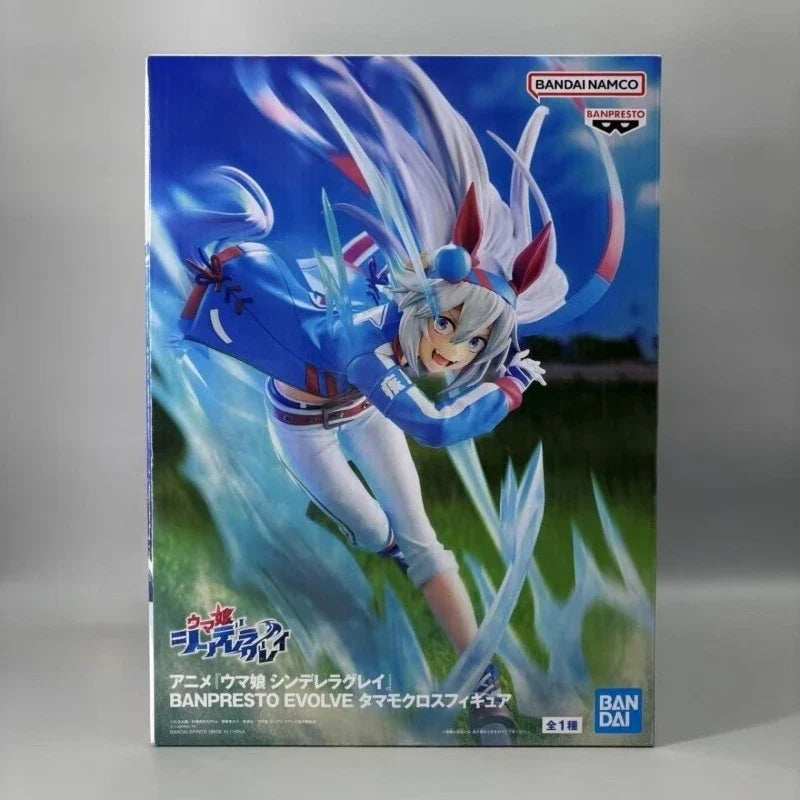 Bandai In Stock Banpresto Original Anime Evolve Umamusume Tamamo Cross Oguri Cap Action Figure Model Toys Collectible Gift DT
