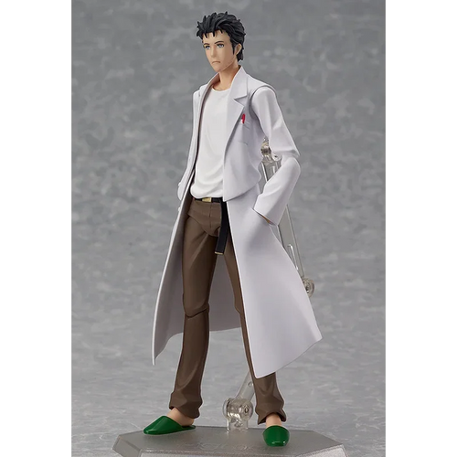 100% Original Max factory Figma 196 Steins gate Okabe Rintaro Genuine In Stock Figure Model Toys