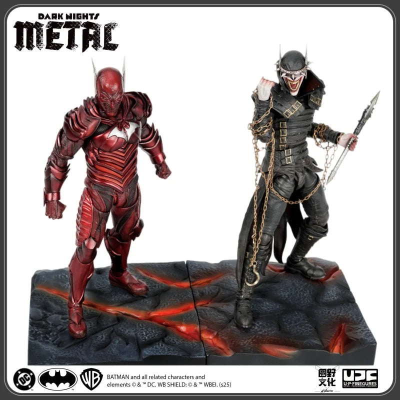 1/12 LPZZ Upfinegures Metallserie Red Death The Batman Who Laughs Anime Actionfigur Modell Sammlerstück Spielzeug Geschenk Figur