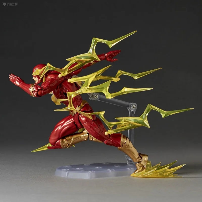 Kaiyodo Original AMAZING YAMAGUCHI Series Reverse Lightning\ The Flash  Action Figure Model Toys Movable Model Gifts for Boys