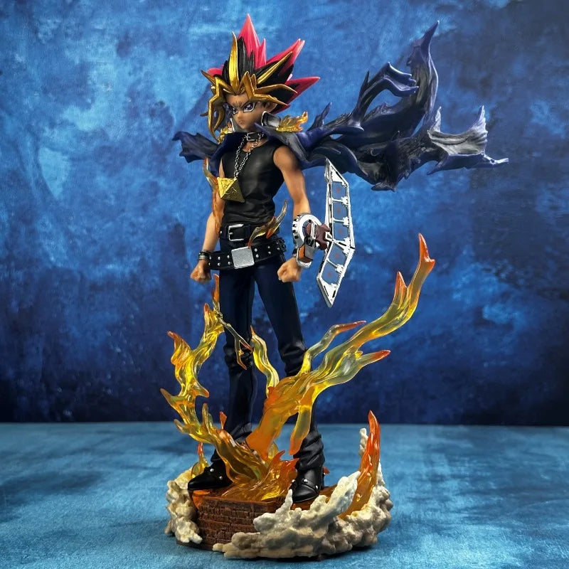 Yu-Gi-Oh! Dark Yugi Atem Action Figure Double-Headed Anime Static model statue Desktop Decoration Collectible Toy Surprise Gifts
