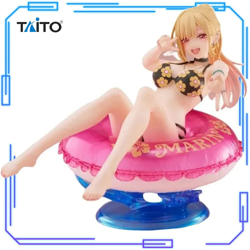 In Stock Taito Original Genuine Sono Bisque Doll Wa Koi O Suru Aqua Float Girls Kitagawa Marin 10cm Model Anime Girl Figures Toy