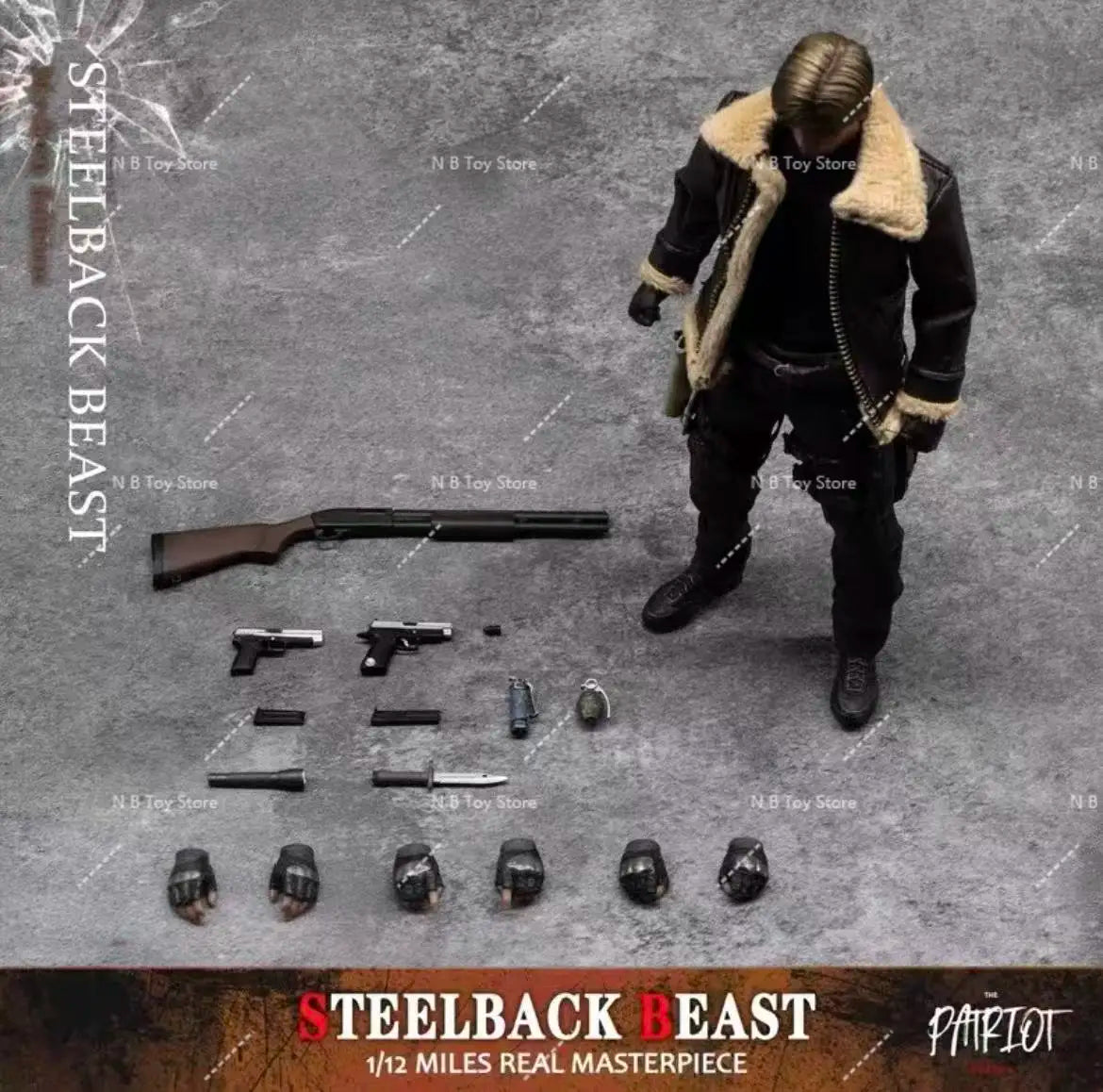Pre-sale Patriot Studio Leon S Kennedy STEELBACK BEAST Multiple Accessories 6-inch Action Figures Gift Collection
