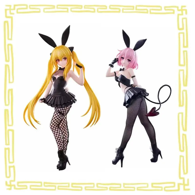 In Stock Genuine Furyu To Love Eve Darkness Momo Belia Deviluke Bicute Bunnies Anime Figure Model Collector Ornament Toy Gift