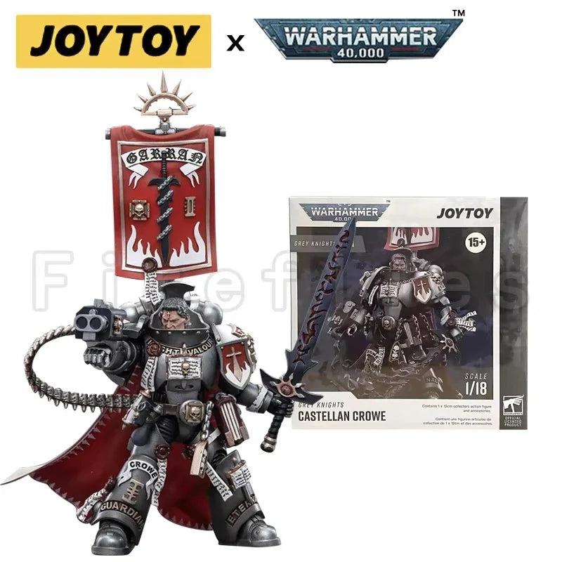 1/18 JOYTOY Action Figure 40K Grey Knight Castellan Crowe Re-Issue Anime Collection Model Toy