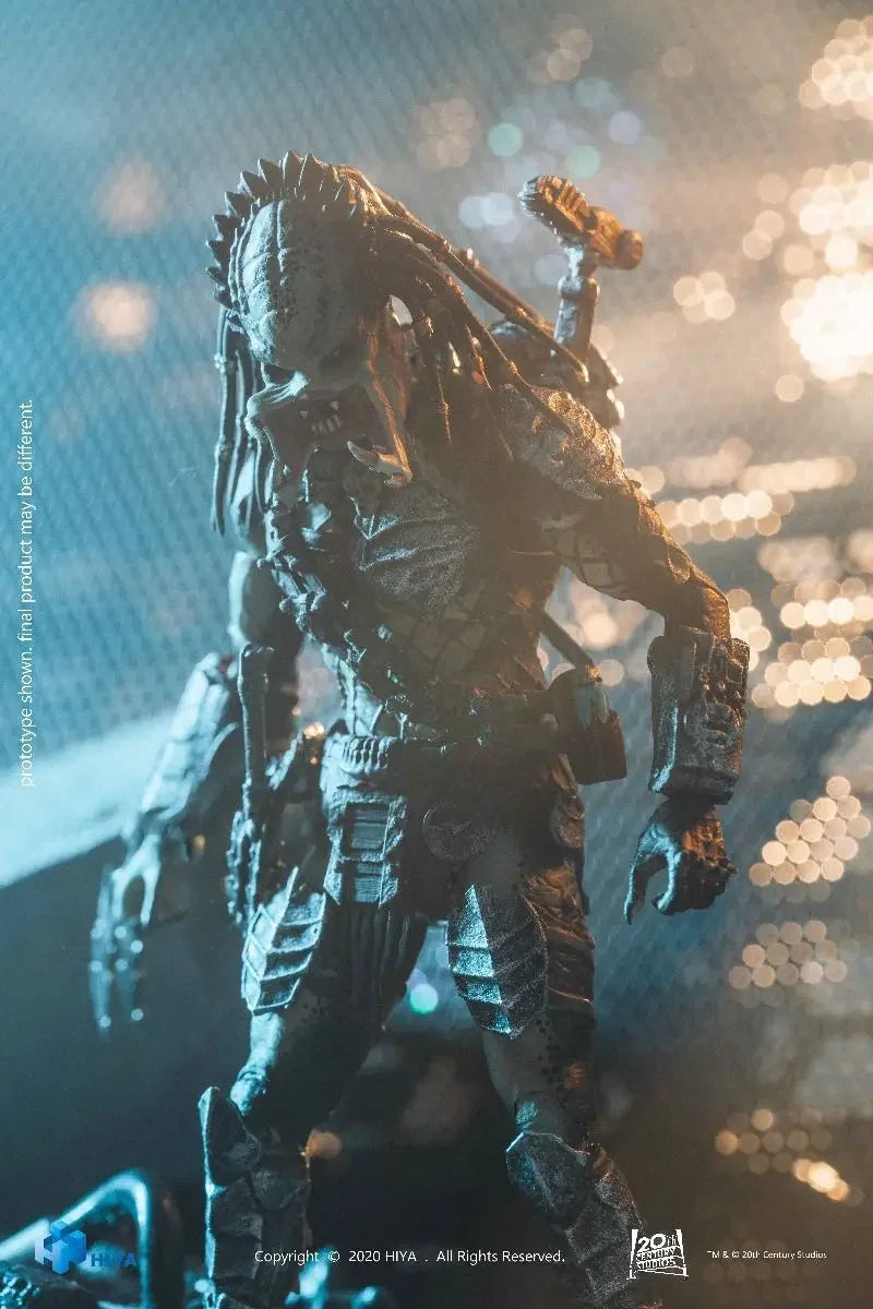 Hiya Toys AVP Unmasked Wolf Predator 1/18 Exquisite Mini Action Figure Model Toy