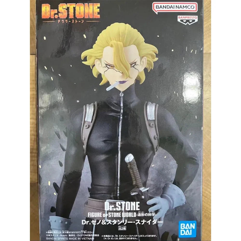 Banpresto BANDAI Dr.STONE Stanley Snyder  Dr. Xenon 2 types In Stock Original Anime Figure Model Genuine Boxed Toy
