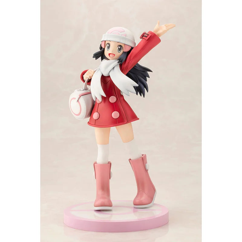 100% Original Kotobukiya ARTFX J Pokemon Series Dawn With Turtwig 1/8 In Stock Anime Collection Action Figures Model Toys