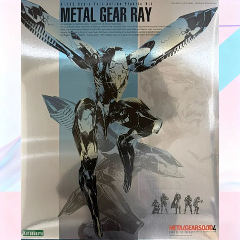 Auf Lager KOTOBUKIYA Originalverpackung METAL GEAR RAY Zusammengebaut und beweglich Actionfigur Modell Spielzeug Geschenk für Kind Schaumstoffverpackung