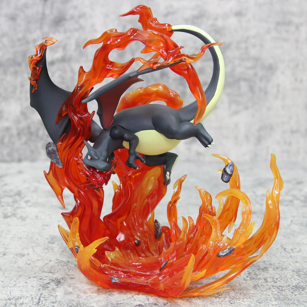 Pokemon Charizard Anime Figure Black Charizard Action Figurine Pvc Collection Statue Model Doll Desk Ornament Toy Birthday Gifts