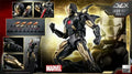 Original Threezero Marvel DLX Iron Man Mark 7 Schwarz Gold Anime Figur Spielzeug Sammlung Modell