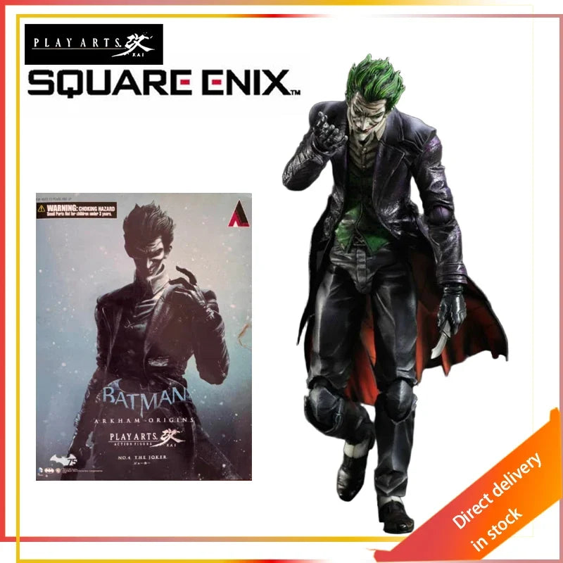 SQUARE ENIX Original PlayArts Changes Origin of Akam Batman Action Joint Mobility Figure Model Toys Give A Gift To A Boys