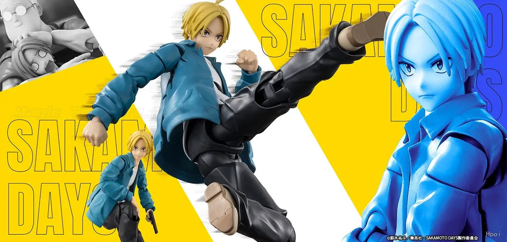 【In stock】Original BANDAI SPIRITS S.H.Figuarts SAKAMOTODAYS SHIN ASAKURA Figure Gift