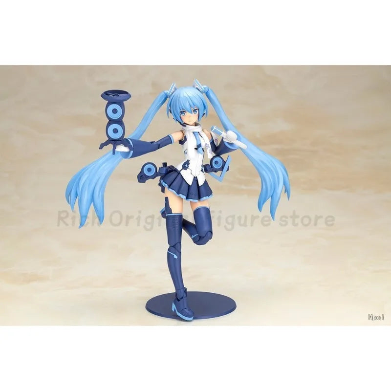 【Pre-sale】Original KOTOBUKIYA Frame Music Girl Hatsune Miku Snow Miku Another Color Ver. Anime Figure Model Toys Ornaments