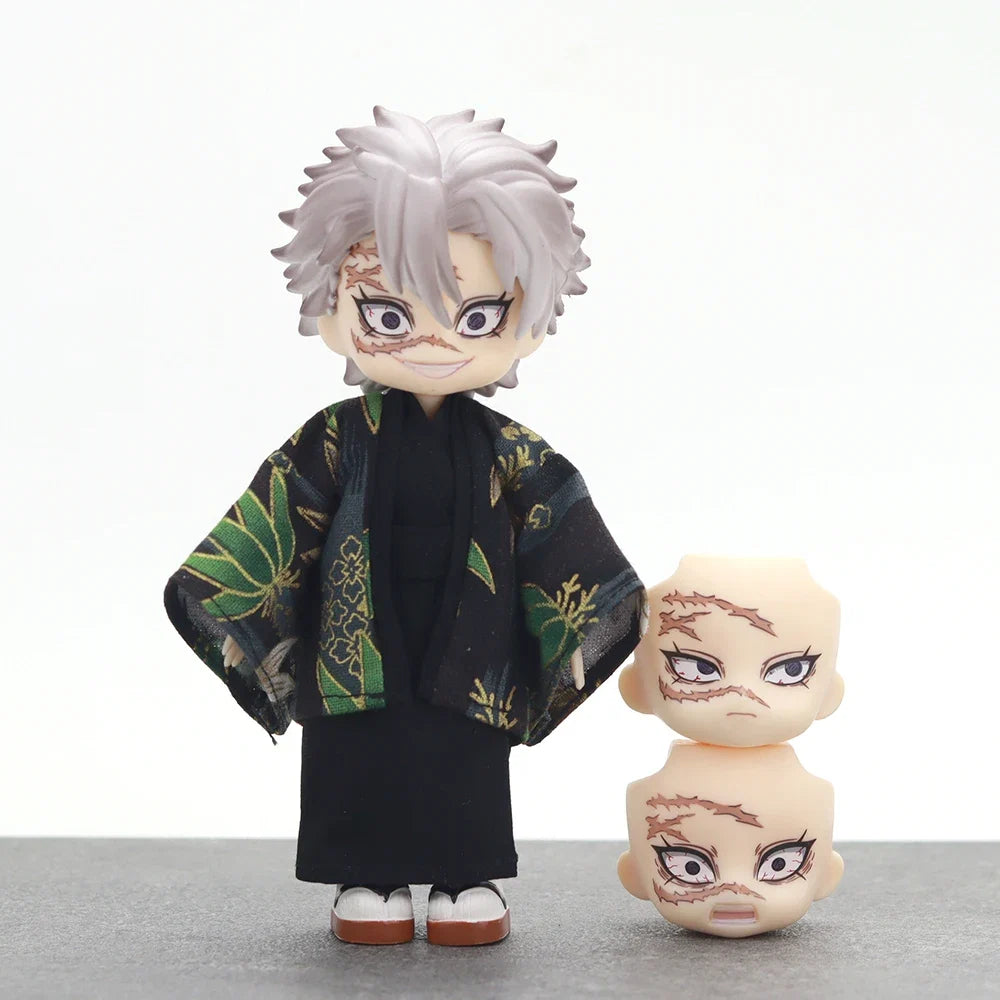 Demon Slayer OB11 Doll Mitsuri Kanroji Muichiro Tokito BJD Movable Joints Anime Figures Complete Full Set Anime Merchandise Toy