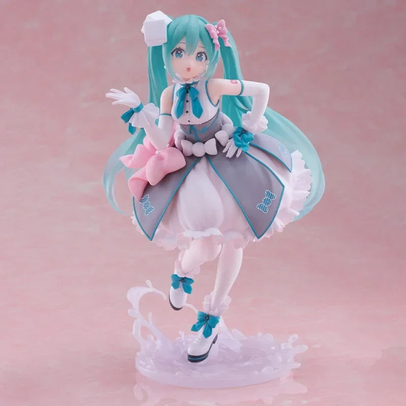 Taito Original Genuine Vocaloid Singer Hatsune Miku 39 No Hi Kinen Kuji 2nd Season B Prize Melty Sugar Ver 18cm Model Toy Figure