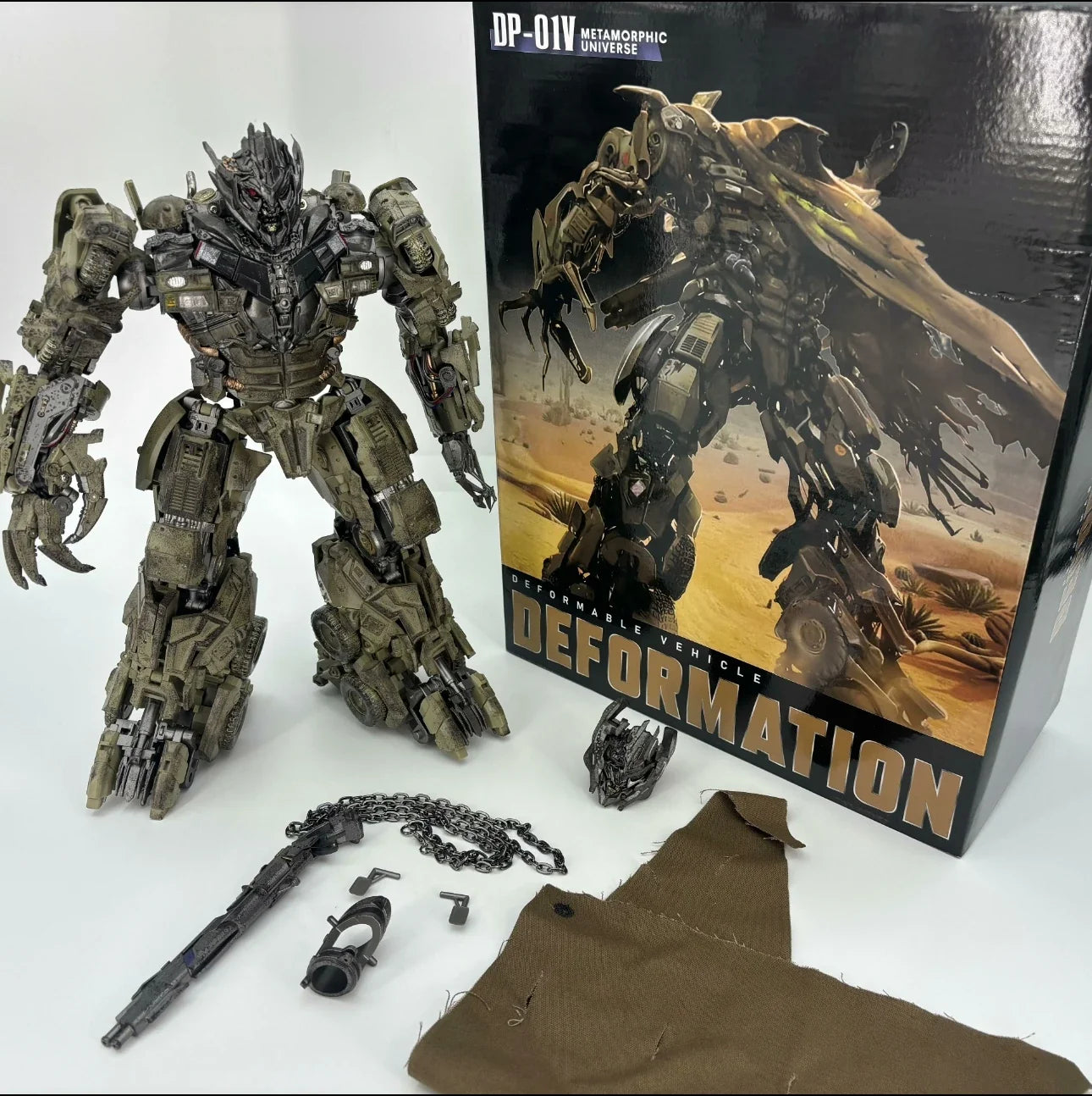 DP01V Transformation DP-01V Improved Version MG Tank Megatank Apered Verse Size Version 35cm Action Figure Collect Gifts