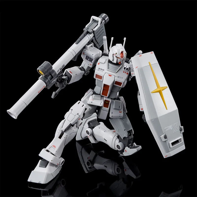 Bandai Original HG GUNDAM （Origin）RX-78-02 1/144 Anime Action Figure Assembly Model Toys Gifts For Children Complete Set