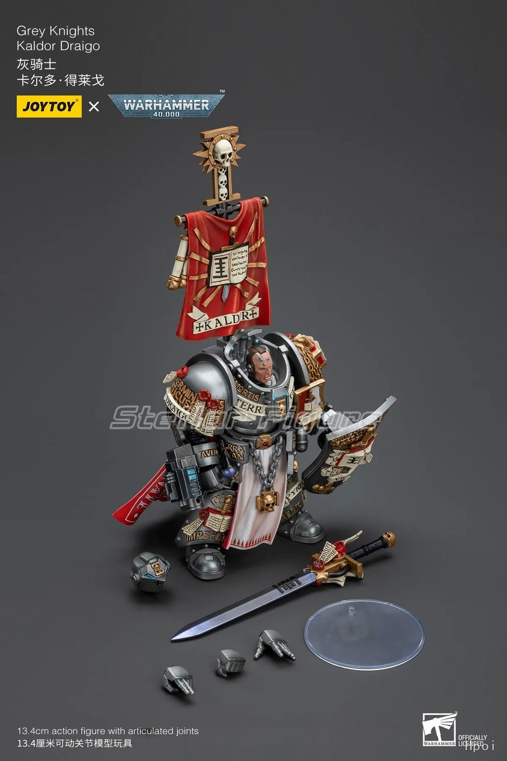 【SF】JOYTOY 1/18 Action Figure Grey Knights Kaldor Draigo Model Toys Gifts Collection Ornaments