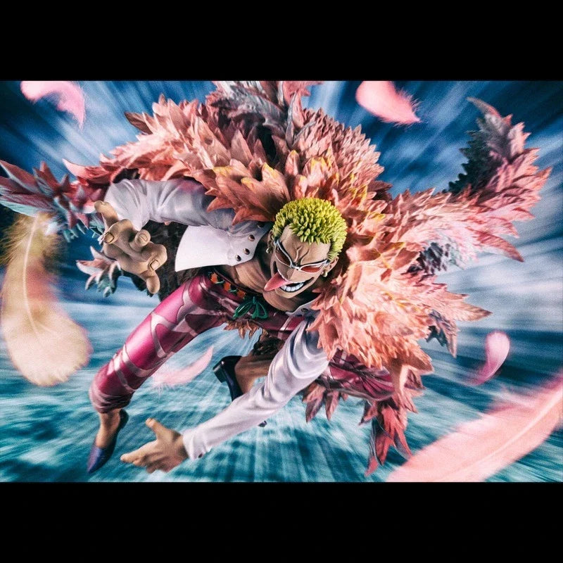 Bandai MegaHouse MH POP One Piece Doflamingo Handmade Doll Model Collection Gifts