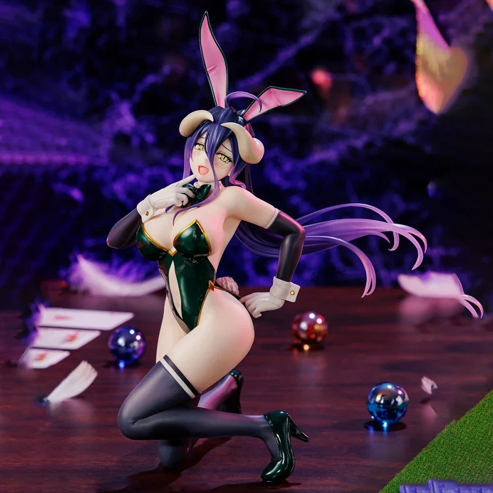 100% Original in Stock System Service Overlord Albedo Anime Figure Action Figure Model Decoration Garage Kit Birthday Gift
