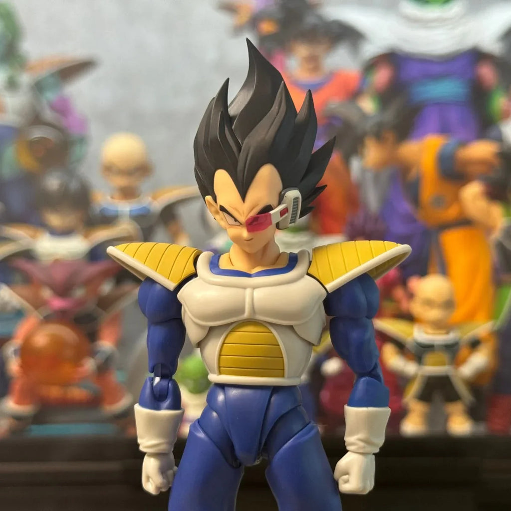 14CM BANDAI SPIRITS  S.H.Figuarts DRAGON BALL Z Vegeta 24000 Power Level Action Figure Model Decoration Anime Figure Garage Kit