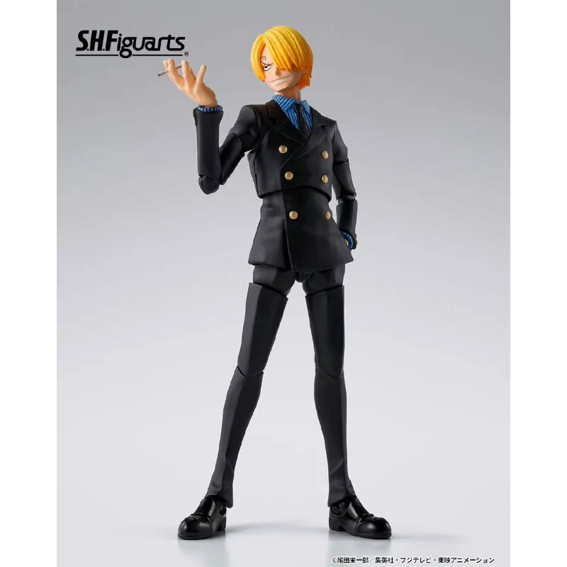 Bandai Genuine SHF S.H.Figuarts One Piece Sanji Adventure of Dawn Figure Anime Action Figure Toy Gift for Kids Boys Desk Decor