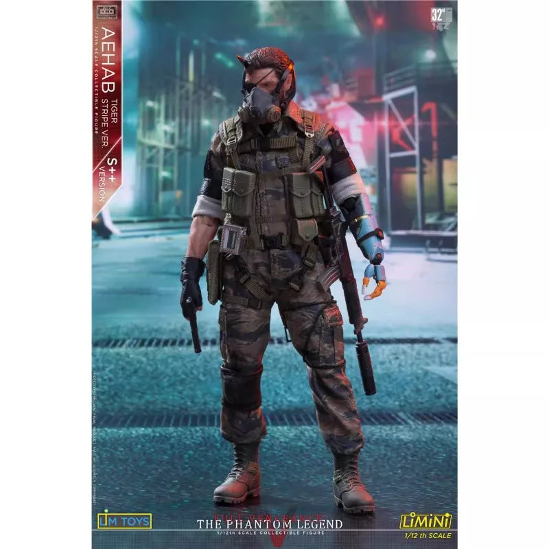 In Stock Original LIMTOYS AEHAB Phantom Legend Tiger Stripe Ver S++ 1/12Male Soldier Action Model Art Collection Toy Gifts