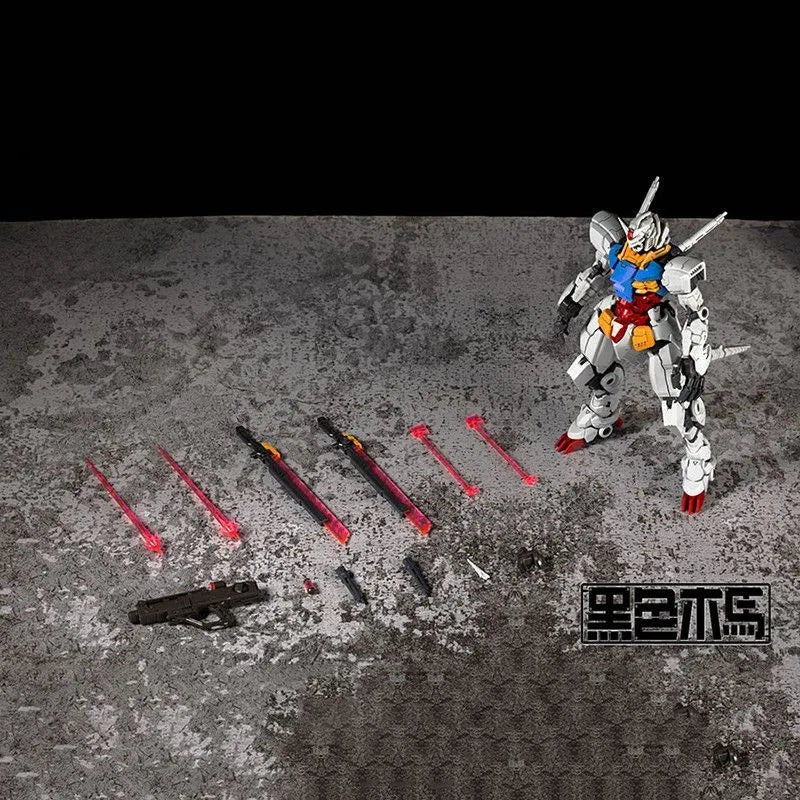 Black Trojan MG 1/100 Transformation Steel Wire Double Antenna Style RX-78-2 Unicorn Figures Assembled Model Mecha Toy gifts