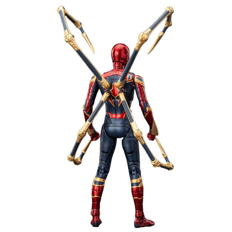 ZD toys Super War Big Time Spider-man Action Figure ML Avengers Infinity War Iron Spider 2.0 1/10 Spider-man Collections Toy