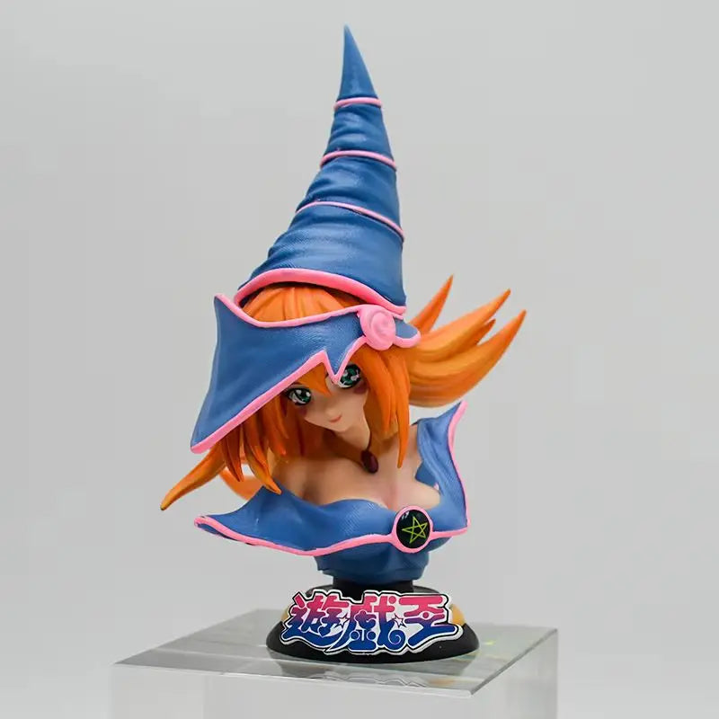 38cm Yu-Gi-Oh! Duel Monsters Dark Magician Girl Sexy Anime Figure Adult Collectible GK Action Model Doll for Toys Gifts