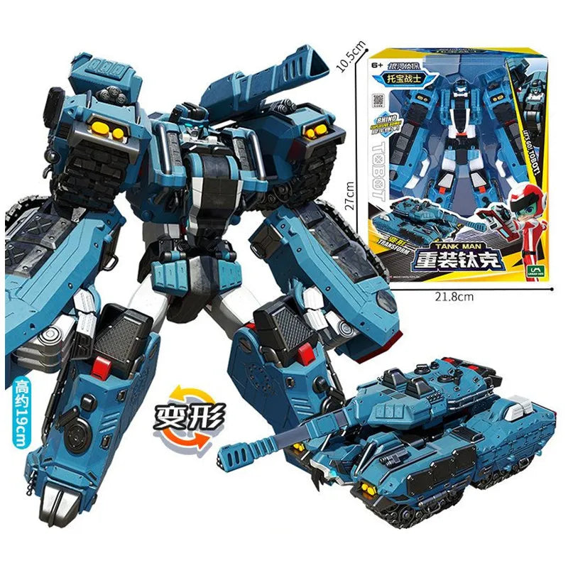 New Korea Tobot Transformation Robot Anime Cartoon Tobot Brothers Deformation Car Action Figure Large Vehicle For Child Gifts