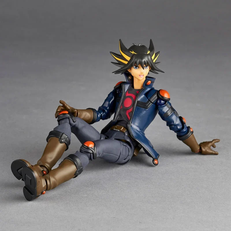 In Stock Original KAIYODO Revoltech Yu Gi Oh 5D's Yusei Fudo Anime Action Collection Figures Model Toys