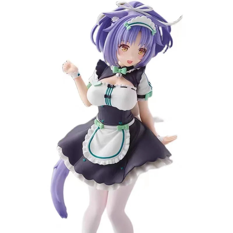2023 18cm NEKOPARA Maid Cinnamon Action Figure Collection Toys Christmas Gift Doll With Box