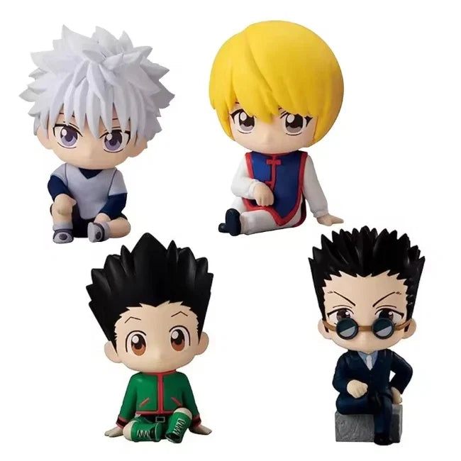 Official Figure 8PCS SET Q Version HUNTER X HUNTER PVC Action Figure Amine Christmas Gift Collectible Figurine