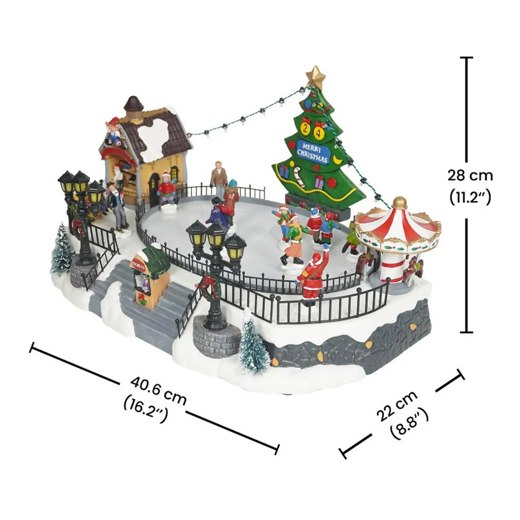 Lighted Christmas Music House Festive Decoration for Home Tabletop Indoor
