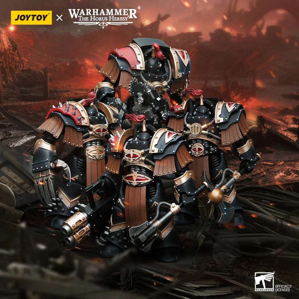 JOYTOY Warhammer 40k 1/18 Action Figures Anime 13.6cm Sons of Horus Justaerin Terminator Squad