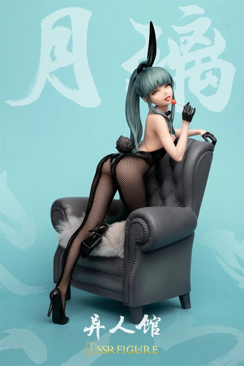 Original Kaitian Studio Ssr Figure Inhuman Pavilion Rabbit Girl Jade From The Sky Jinhua Qiao'Er Su Jiuyue Glass Model Toy