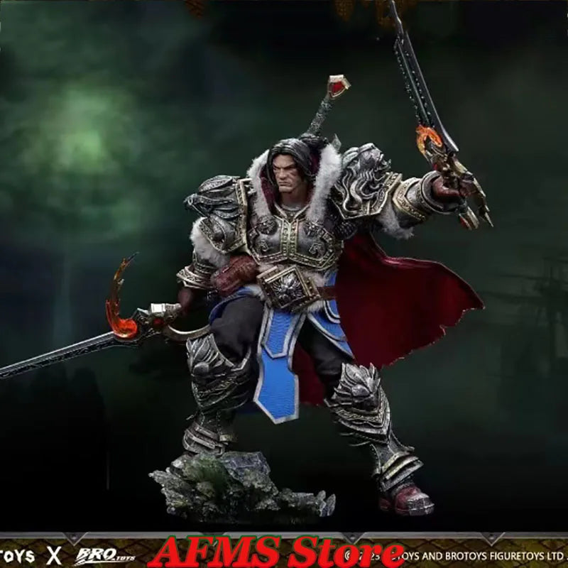 AUF LAGER GDTOYS X BROTOYS 1/12 Sammlerfigur WOW Der König von Sturmwind volles Set 6-Zoll-Männer-Soldaten-Actionfigur