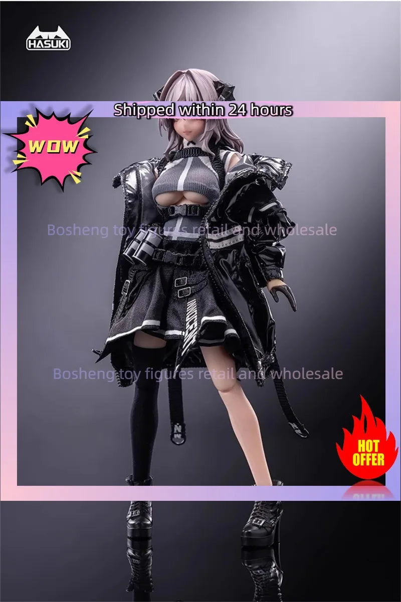 【IN STOCK】 Original HASUKI 1/12 PA009 NUNFRIEDE Mobile Suit Girl Action Figure With Box