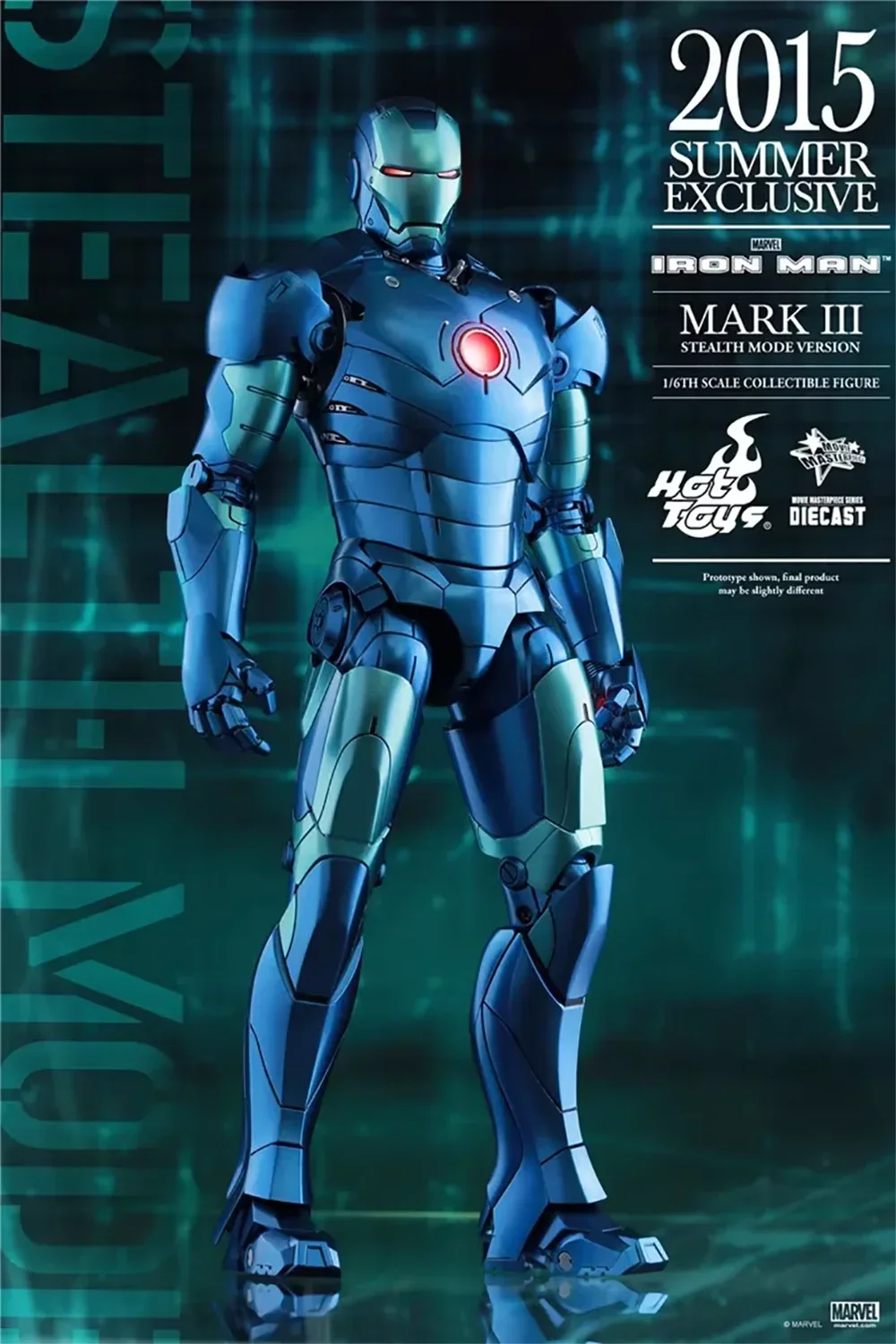 Hot Toys MMS314D12 Iron Man 1/6th scale Mark III (Stealth Mode Version) Action Figure Model Toys 33CM Collection Ornament Gift