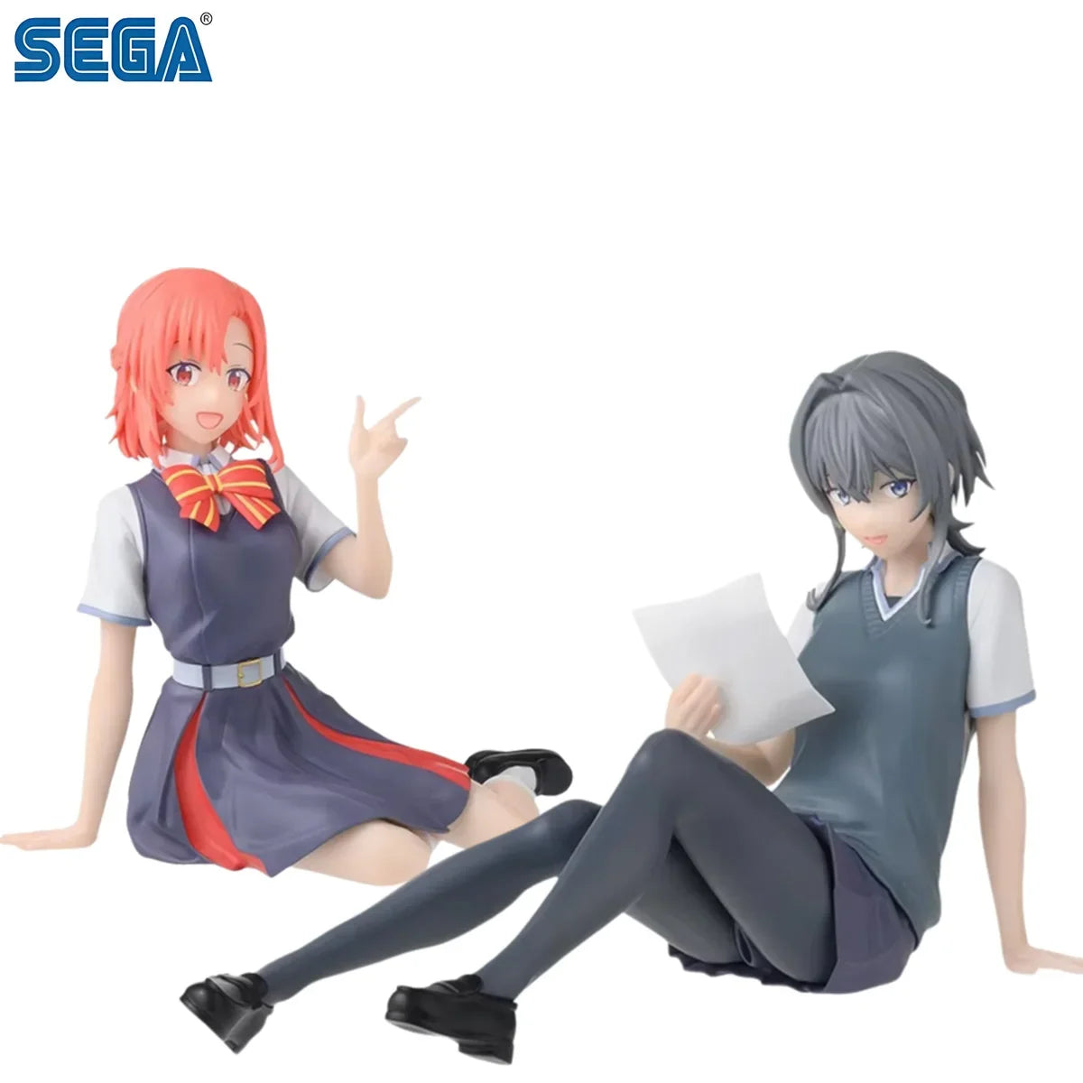 SEGA Genuine Whisper Me A Love Song Anime Action Figure Pvc Asanagi Yori Kino Himari Collectible Model Toys Ornaments Kids Gift