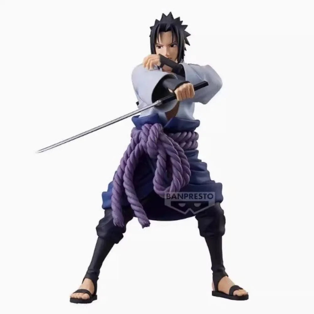 In Stock Original BANPRESTO Grandista Uchiha Sasuke Figure Anime Naruto Shippuden Model Genuine Boxed Toy WY